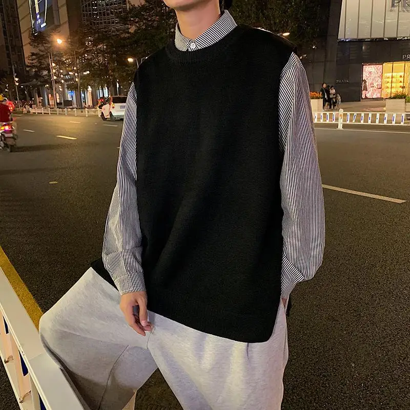 Man Clothes Plain Vest Solid C – Winter Clothes Shop recenzja i cena