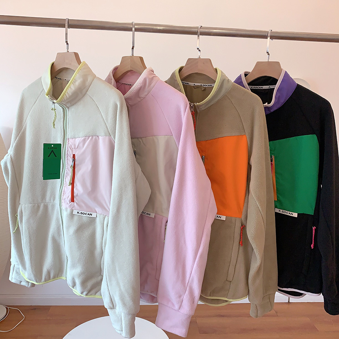 Fleece Jacket Woman Autumn Win – Winter Clothing Colors recenzja i cena