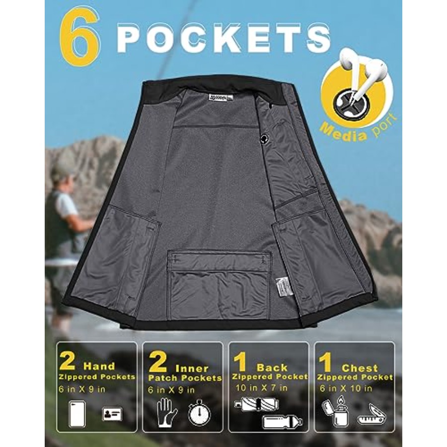 33000Feet Men's Windproof Ligh – Windproof Jacket Softshell recenzja i cena