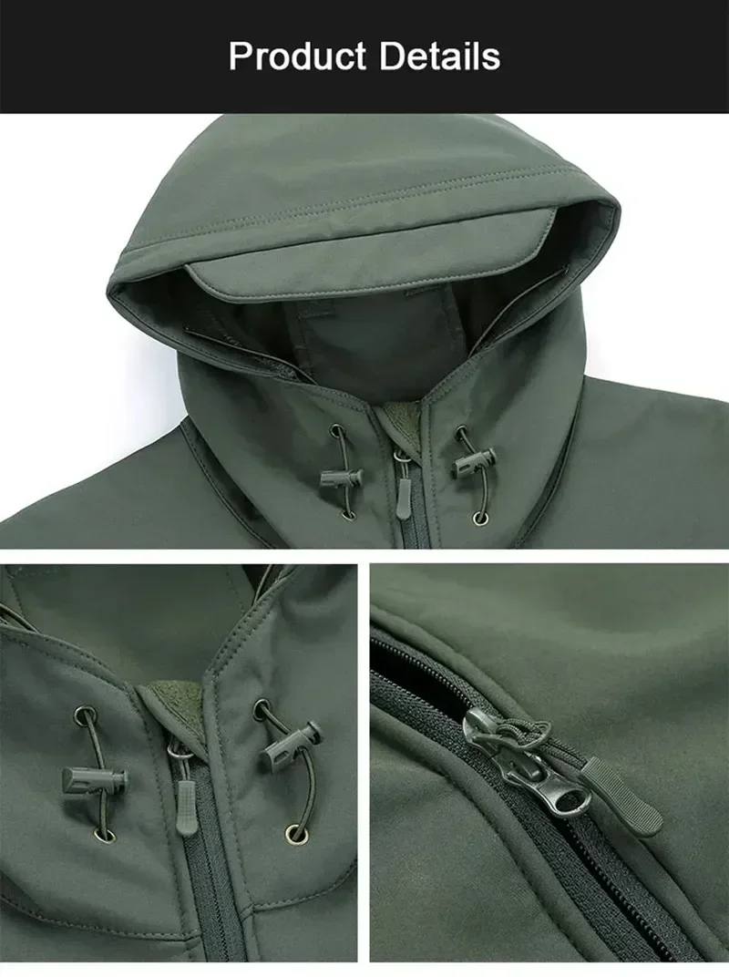 5XL 6XL CP Camouflage Soft She – Windproof Jacket Softshell recenzja i cena