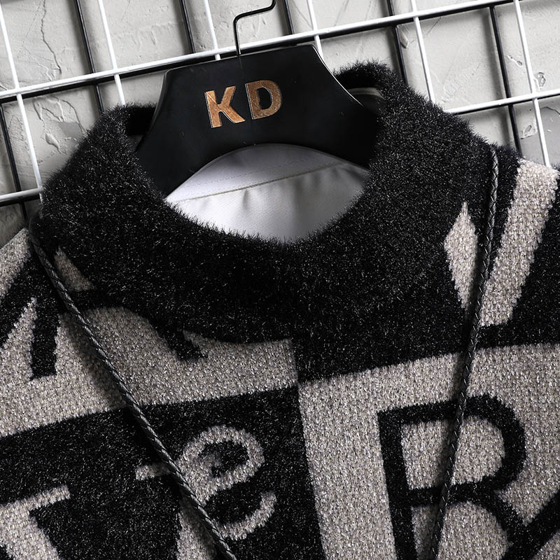 Men Knitted Sweater Stripe Pul – Quality Winter Clothing recenzja i cena